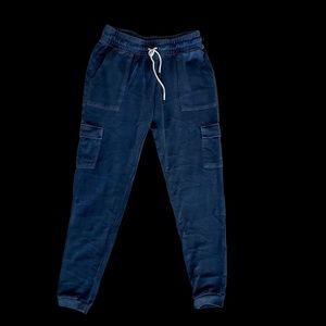 Old Navy French Terry Cargo Street Joggers XS Blue